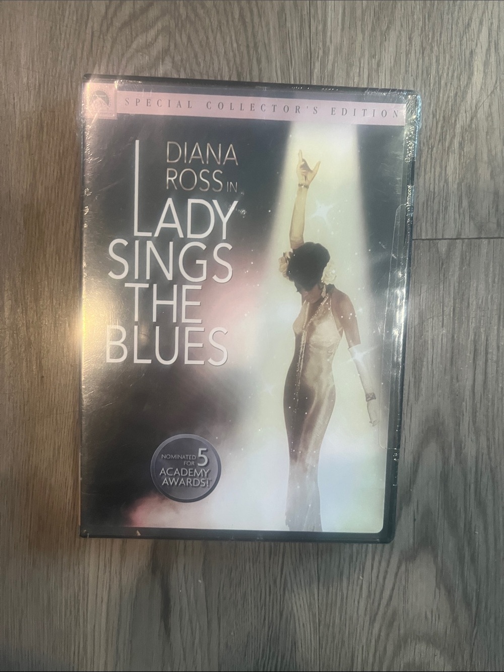 Diana Ross in Lady Sings the Blues DVD - Black & Cream Cover